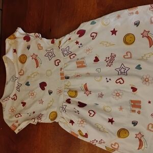 Colorful Patterned Kids Dress